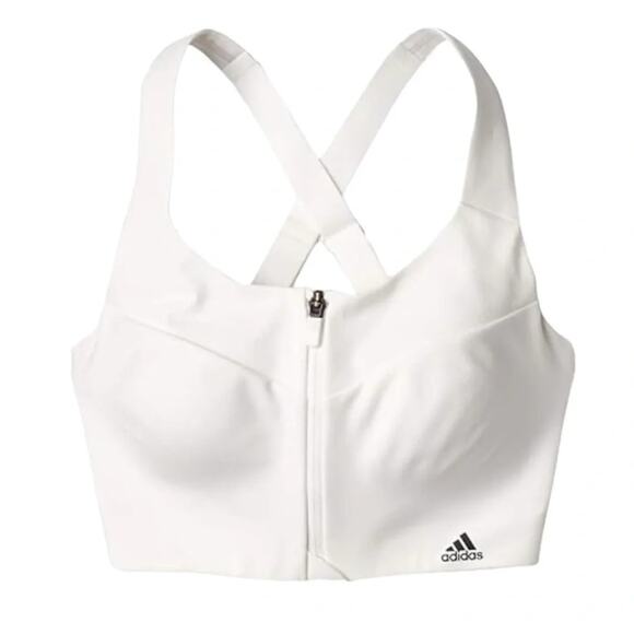 ADIDAS ULT Incl Bra Sports Bras White  Size 40C NWT - Picture 3 of 13